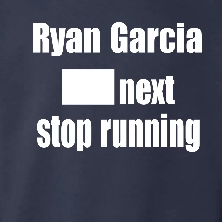 Ryan Garcia Next Stop Running Toddler Hoodie