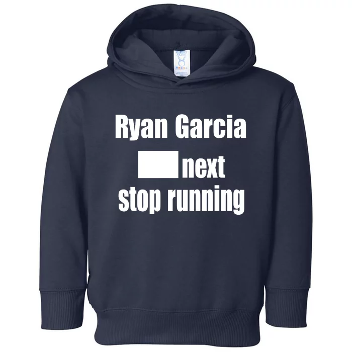 Ryan Garcia Next Stop Running Toddler Hoodie