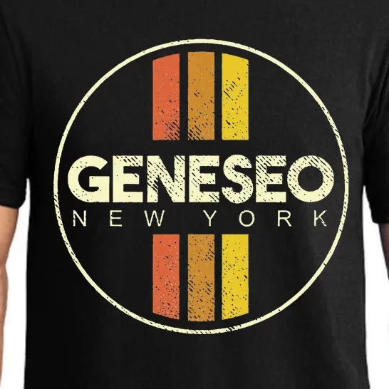 Retro Geneseo New York Pajama Set