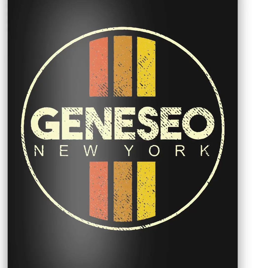 Retro Geneseo New York Poster