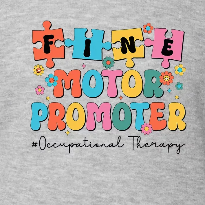 Retro Groovy Occupational Therapy OT Therapist Toddler Sweatshirt