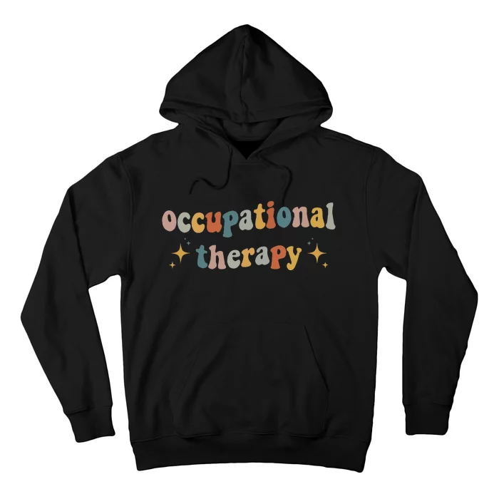 Retro Groovy Occupational Therapy OT Therapist OT Month Hoodie