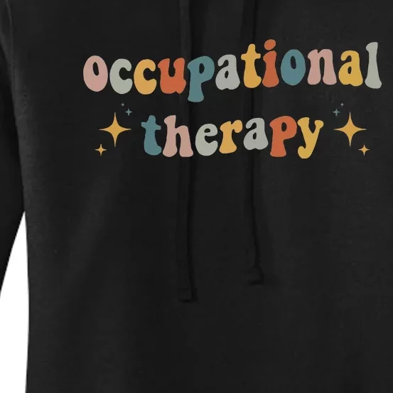 Retro Groovy Occupational Therapy OT Therapist OT Month Women's Pullover Hoodie