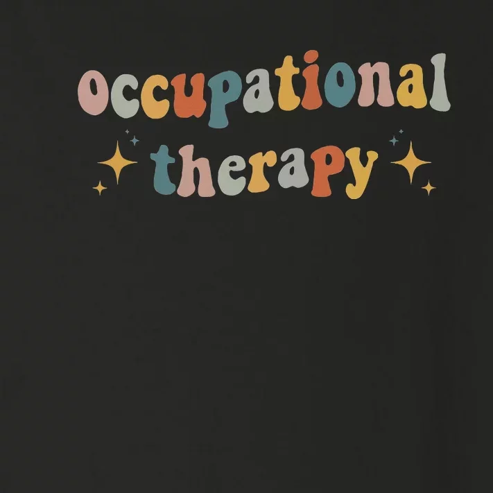 Retro Groovy Occupational Therapy OT Therapist OT Month Toddler Long Sleeve Shirt