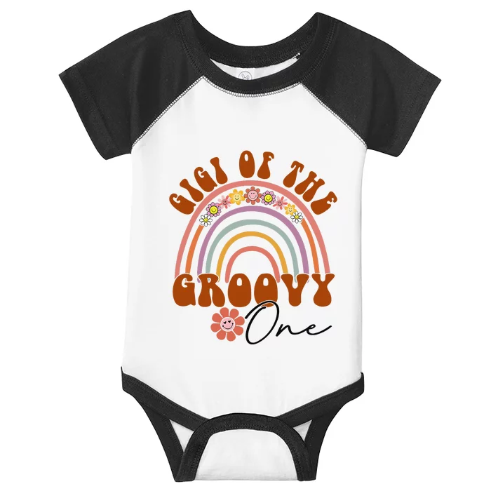 Retro Gigi of Groovy One Matching Family 1st Birthday Party Infant Baby Jersey Bodysuit