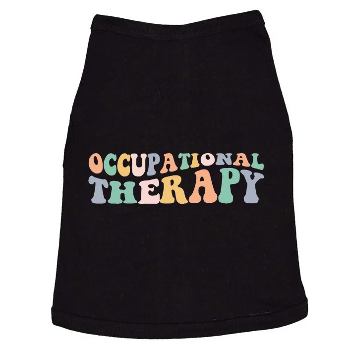 Retro Groovy Occupational Therapy OT Therapist Doggie Tank