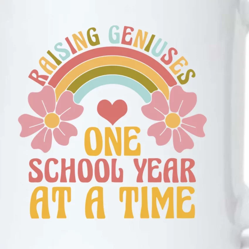 Raising Geniuses One School Year At A Time Gift Black Color Changing Mug