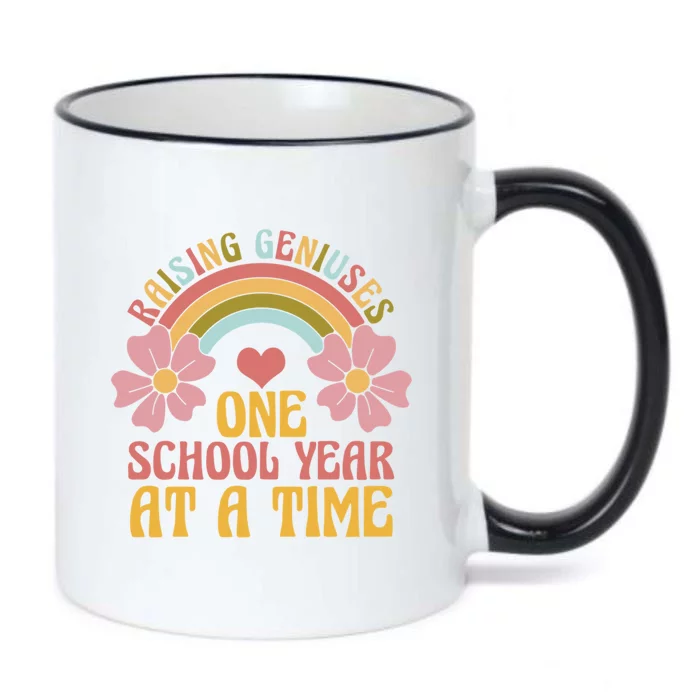 Raising Geniuses One School Year At A Time Gift Black Color Changing Mug