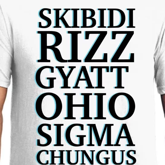 Rizz Gyatt Ohio Sigma Chungus Pajama Set