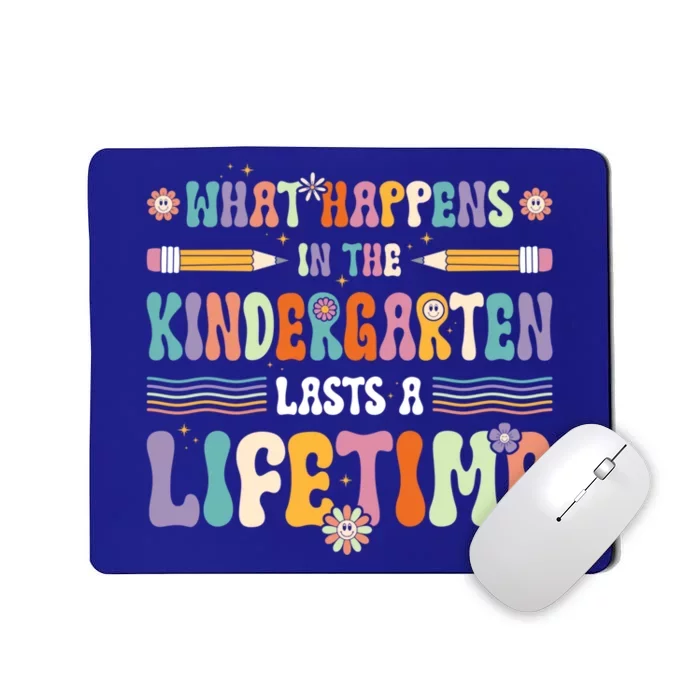 Retro Groovy Preschool Kindergarten Teacher Great Gift Mousepad