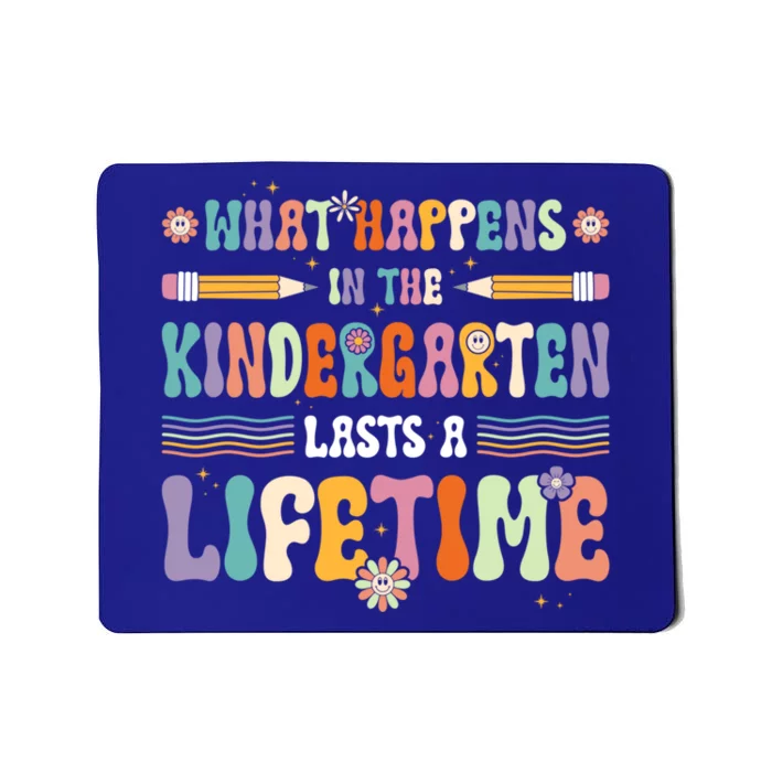 Retro Groovy Preschool Kindergarten Teacher Great Gift Mousepad