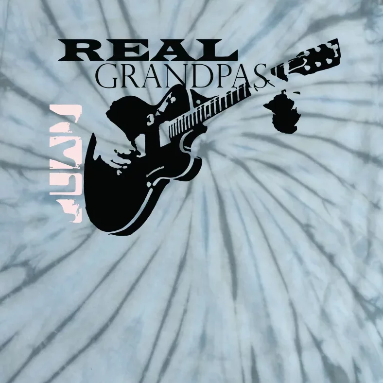 Real Grandpas Play Guitar Custom Funny Tie-Dye T-Shirt