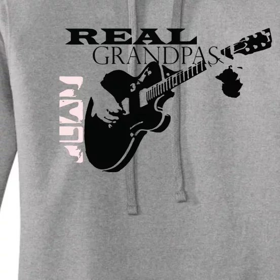 Real Grandpas Play Guitar Custom Funny Women's Pullover Hoodie