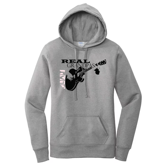 Real Grandpas Play Guitar Custom Funny Women's Pullover Hoodie