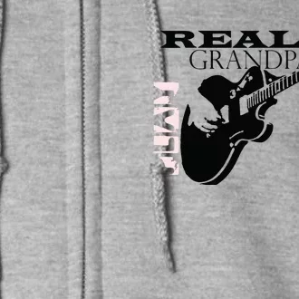 Real Grandpas Play Guitar Custom Funny Full Zip Hoodie