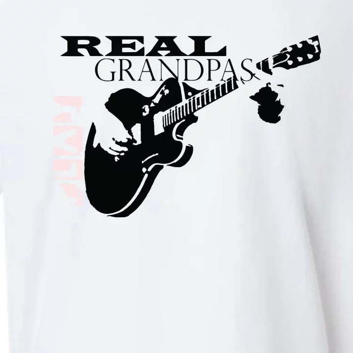 Real Grandpas Play Guitar Custom Funny Sueded Cloud Jersey T-Shirt