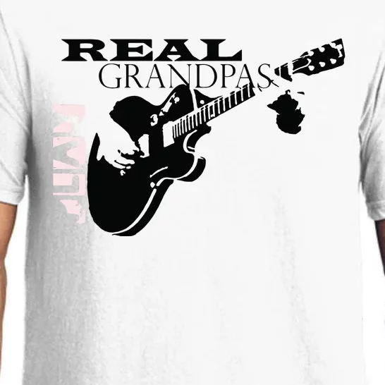 Real Grandpas Play Guitar Custom Funny Pajama Set