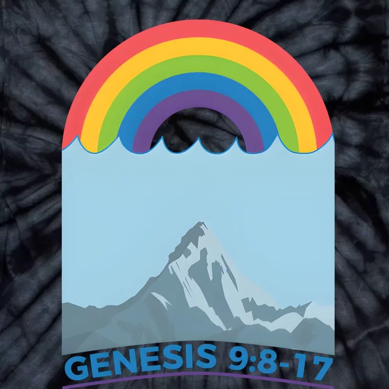 Rainbow God’s Promise 9 817 Tie-Dye T-Shirt