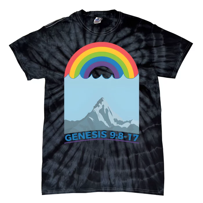 Rainbow God’s Promise 9 817 Tie-Dye T-Shirt