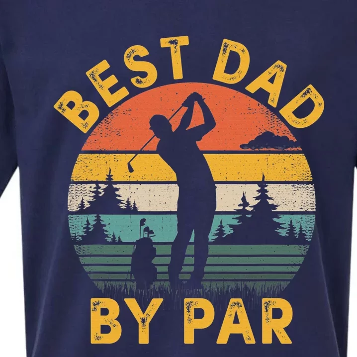 Retro Golfing Papa Golfer Golf Gifts For Fathers Day Sueded Cloud Jersey T-Shirt