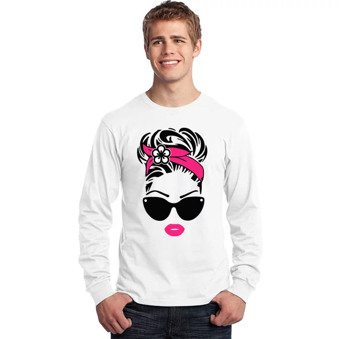 Rockabilly Girl Pin Up Style Retro 50s Sock Hop Party Pinup Tall Long Sleeve T-Shirt