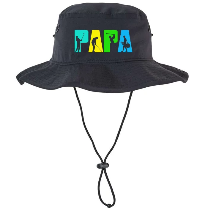 Retro Golfing Papa Golfer Golf Gifts For Fathers Day Legacy Cool Fit Booney Bucket Hat