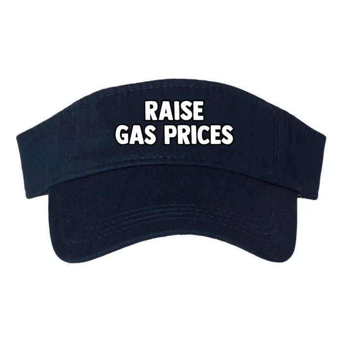 RAISE GAS PRICES Valucap Bio-Washed Visor