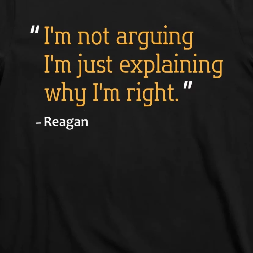 Reagan Gift Quote Personalized Funny Birthday Name Idea T-Shirt