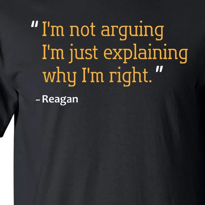 Reagan Gift Quote Personalized Funny Birthday Name Idea Tall T-Shirt