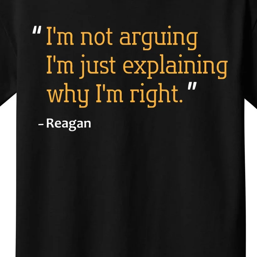 Reagan Gift Quote Personalized Funny Birthday Name Idea Kids T-Shirt