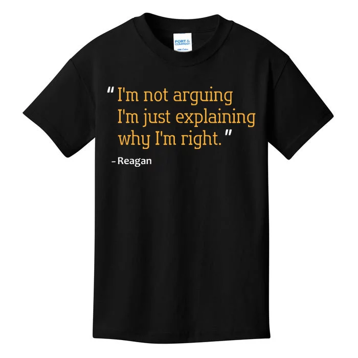 Reagan Gift Quote Personalized Funny Birthday Name Idea Kids T-Shirt