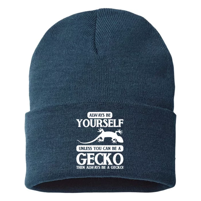 Reptile Gecko Sustainable Knit Beanie