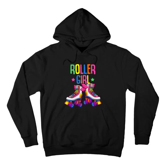 Roller Girl Roller Skates Skating Tall Hoodie