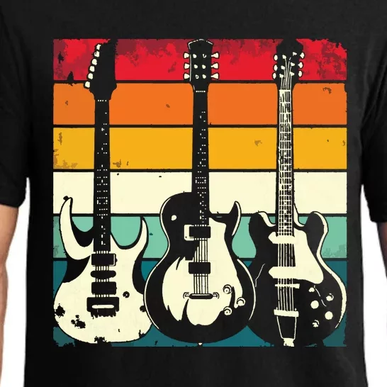 Retro Guitar Pajama Set