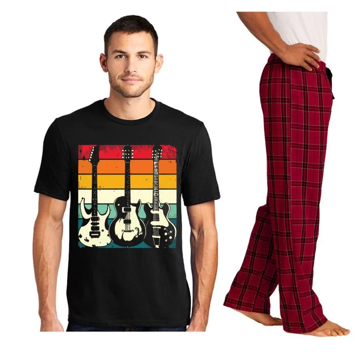 Retro Guitar Pajama Set