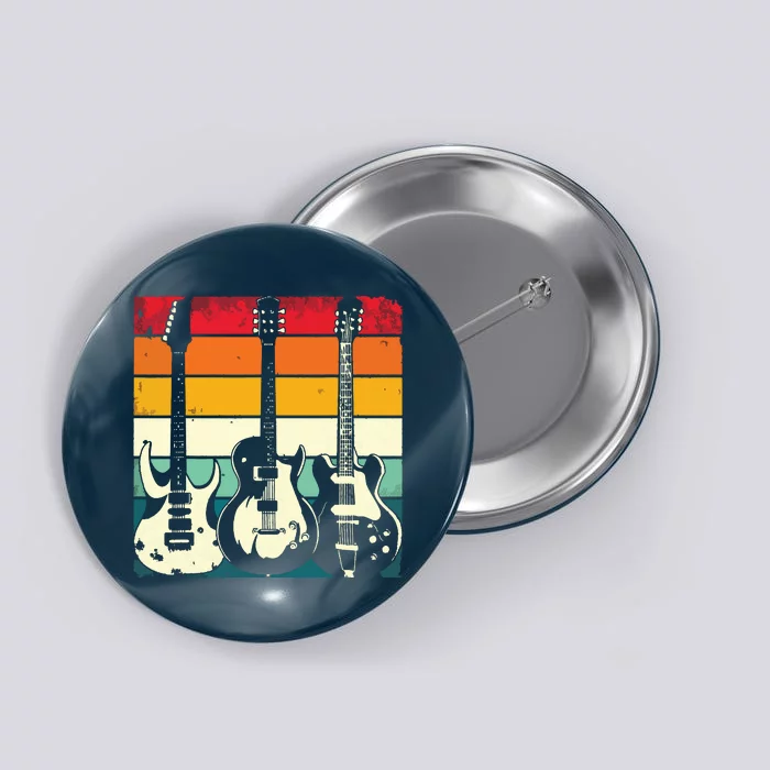 Retro Guitar Button