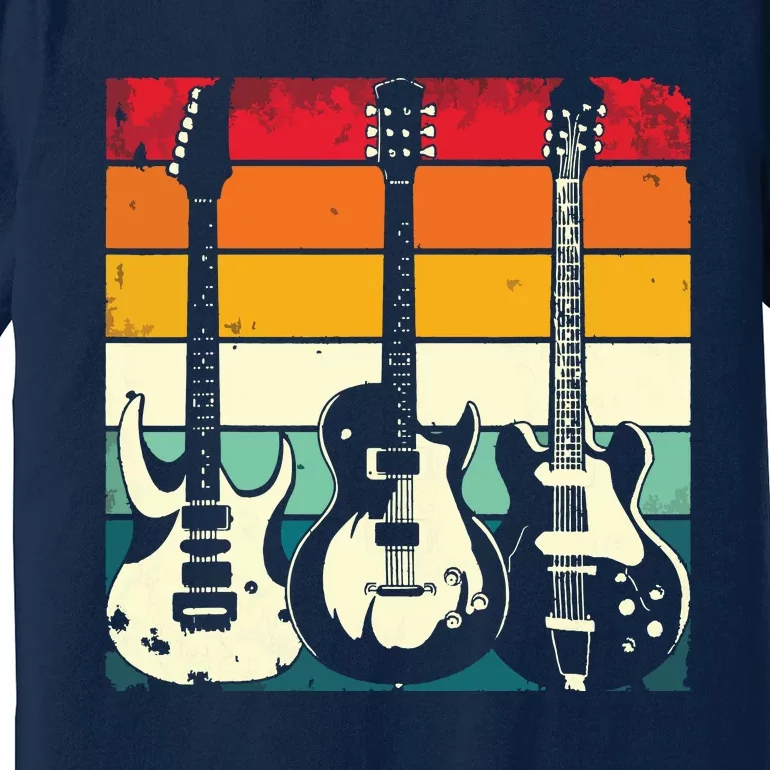 Retro Guitar Premium T-Shirt