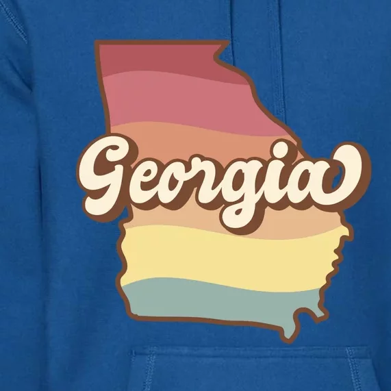 Retro Georgia Premium Hoodie