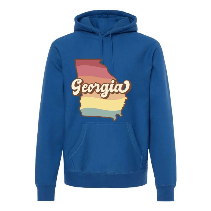 Retro Georgia Premium Hoodie