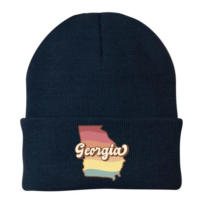 Retro Georgia Knit Cap Winter Beanie