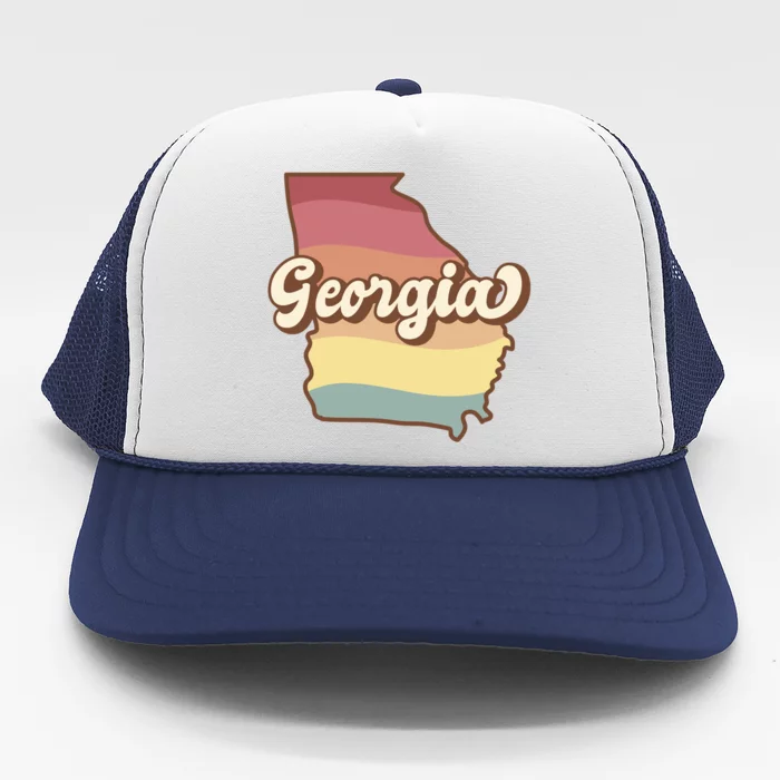 Retro Georgia Trucker Hat