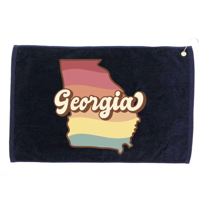 Retro Georgia Grommeted Golf Towel