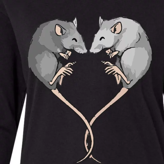 Rat Gift Womens Cotton Relaxed Long Sleeve T-Shirt