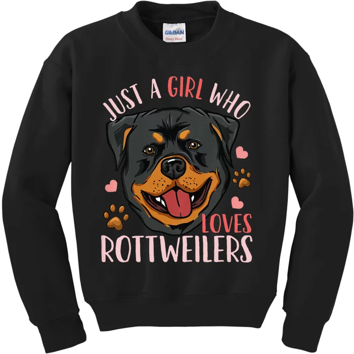 Rottweiler Gift Kids Sweatshirt