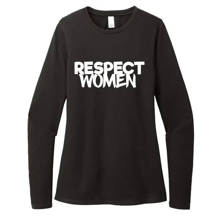 Respect Gift Womens CVC Long Sleeve Shirt