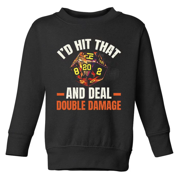 Rpg Gaming Role Playing D20 Tabletop Games Toddler Sweatshirt