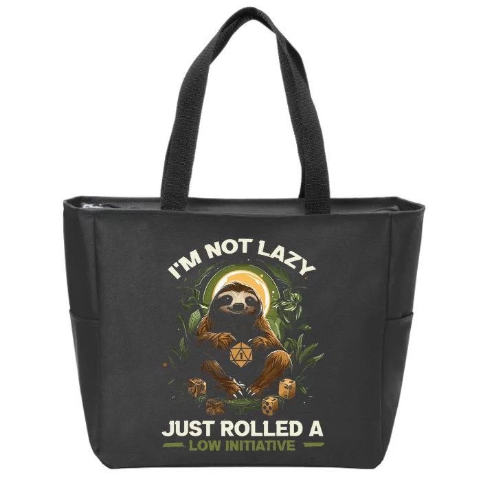 Rpg Gaming Role Playing D20 Tabletop Games Funny Rpg Gamer Zip Tote Bag