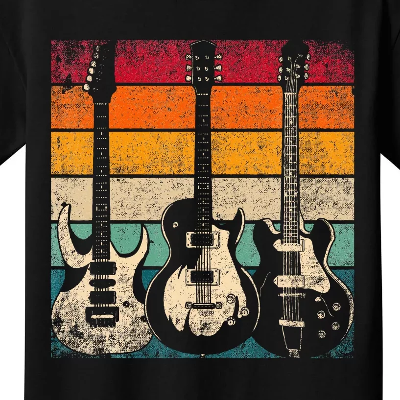 Retro Guitar Kids T-Shirt