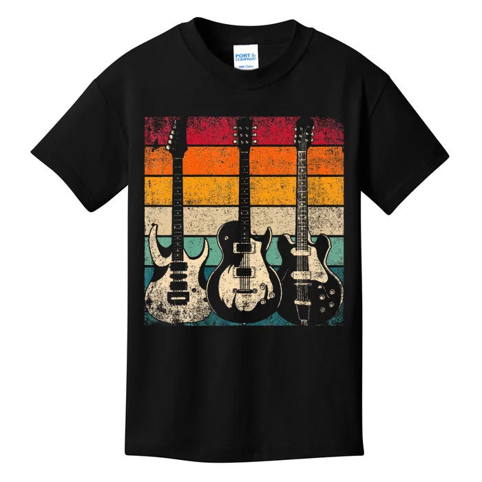 Retro Guitar Kids T-Shirt