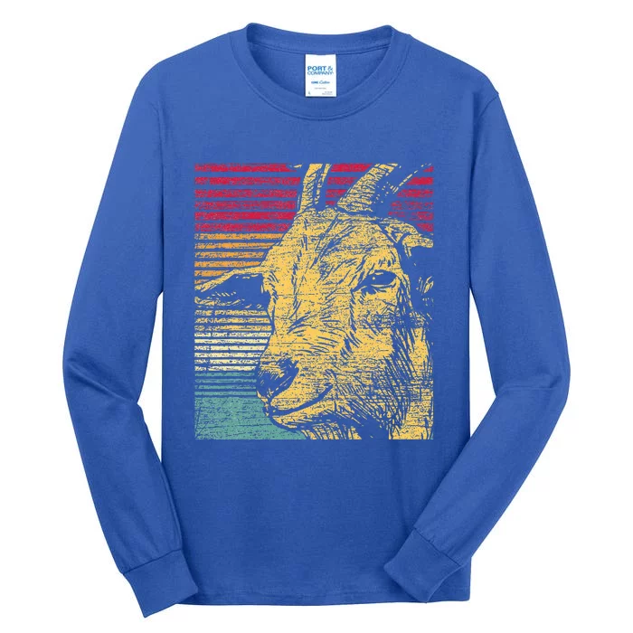 Retro Goat Tall Long Sleeve T-Shirt